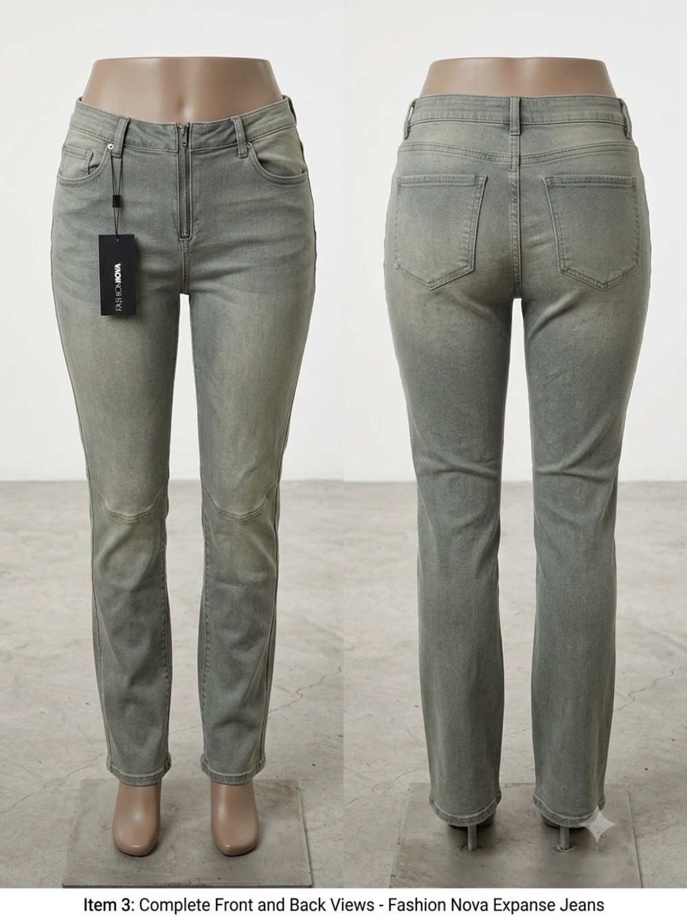 Fashion Nova So Compatible Bootcut Jeans Medium Wash - Size 11 (Runs Small) NWT